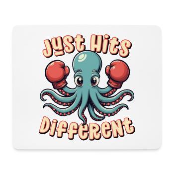 Just Hits Different - Mouse Pad (horizontal) - white - Front