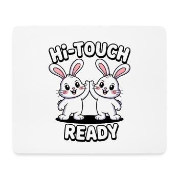 K-Pop Hi-Touch Funny Korea Maknae - Mouse Pad (horizontal) - white - Front