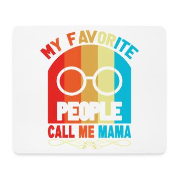 Best Mom in the World Gift Christmas - Mouse Pad (horizontal) - white - Front