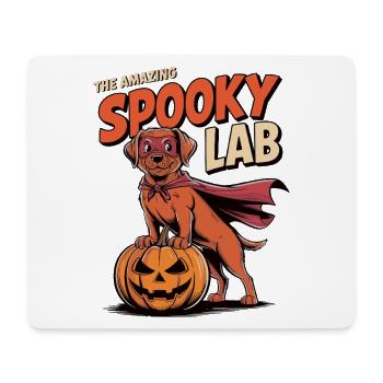 Spuk Foxred  Lab Halloween Hund - Mousepad (Querformat) - Weiß - Vorne