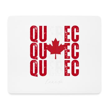 Quebec, Kanada, ich liebe Quebec - Mousepad (Querformat) - Weiß - Vorne