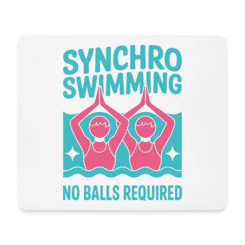 Synchronschwimmen Kunstschwimmen Wassersport - Mousepad (Querformat) - Weiß - Vorne