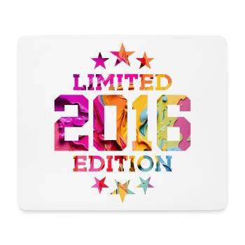 LIMITED EDITION 2016 10. GEBURTSTAG - Mousepad (Querformat) - Weiß - Vorne