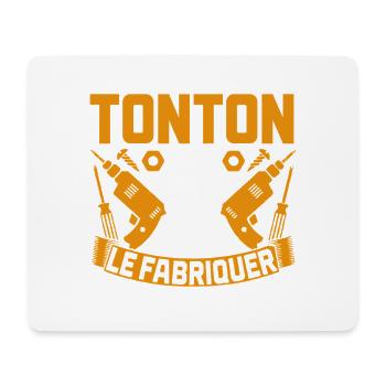Si Tonton ne peut pas le fabriquer humour bricolag - Tapis de souris (format paysage) - blanc - Devant