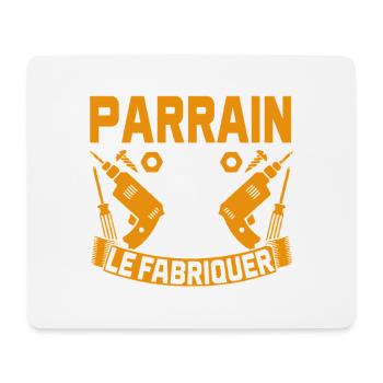 Si Parrain ne peut pas le fabriquer humour bricola - Tapis de souris (format paysage) - blanc - Devant
