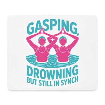 Synchronschwimmen Kunstschwimmen Wassersport - Mousepad (Querformat) - Weiß - Vorne