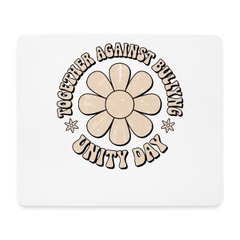 Together against bullying - Mouse Pad (horizontal) - white - Front