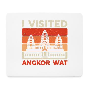Cambodia Cambodians I Visited Angkor Wat - Mouse Pad (horizontal) - white - Front