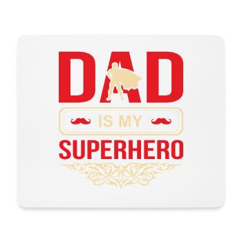 Dad Hero Best Friend Family Gifts - Mouse Pad (horizontal) - white - Front