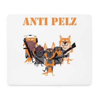 Protection des animaux CLUB ANTI FOURRURE Anti Fourrure Drôle - Tapis de souris (format paysage) - blanc - Devant