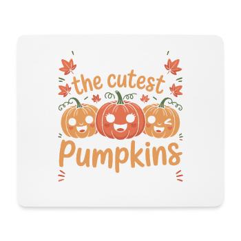 Süße Kürbisse im Herbst Lehrerin - Mousepad (Querformat) - Weiß - Vorne