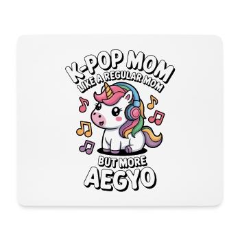 K-Pop Maman Drôle Corée Musique Aegyo - Tapis de souris (format paysage) - blanc - Devant