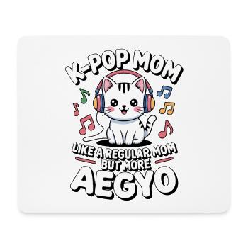 K-Pop Maman Drôle Corée Musique Aegyo - Tapis de souris (format paysage) - blanc - Devant