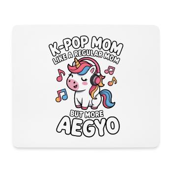 K-Pop Maman Drôle Corée Musique Aegyo - Tapis de souris (format paysage) - blanc - Devant