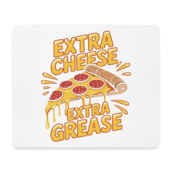  Pizza Foodie Extra Käse Extra Fett Genuss für - Mousepad (Querformat) - Weiß - Vorne