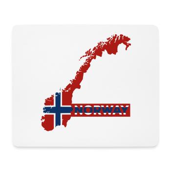 Norway Vacation Nature Gift - Mouse Pad (horizontal) - white - Front