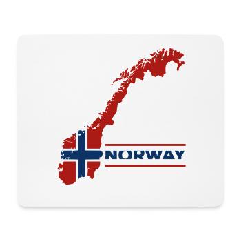 Norway Vacation Nature Gift - Mouse Pad (horizontal) - white - Front