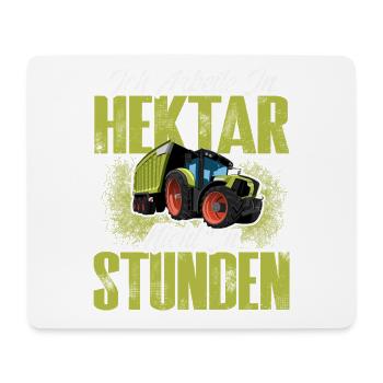 Landwirt - Mousepad (Querformat) - Weiß - Vorne