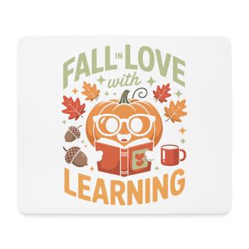 Fall In Love With Teaching Fall Teacher - Mouse Pad (horizontal) - white - Front