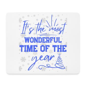 Festliche Weihnachtsstimmung - Mousepad (Querformat) - Weiß - Vorne