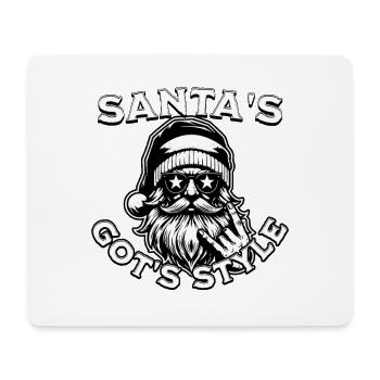 Lustiges Weihnachtsmann Outfit für Weihnachtsfeier - Mousepad (Querformat) - Weiß - Vorne
