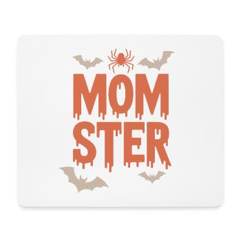 Momster Halloween Fontdrip - Tapis de souris (format paysage) - blanc - Devant