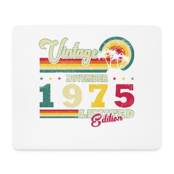 November 1975 Jubiläum 1975 November 1975 - Mousepad (Querformat) - Weiß - Vorne