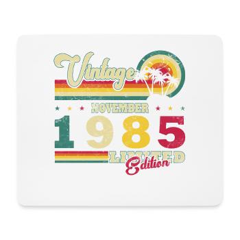 November 1985 Geburtstagsgeschenk November 1985 - Mousepad (Querformat) - Weiß - Vorne
