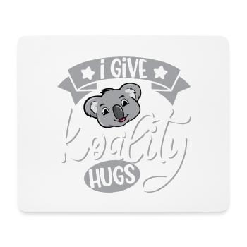 Câlins Koala - Tapis de souris (format paysage) - blanc - Devant