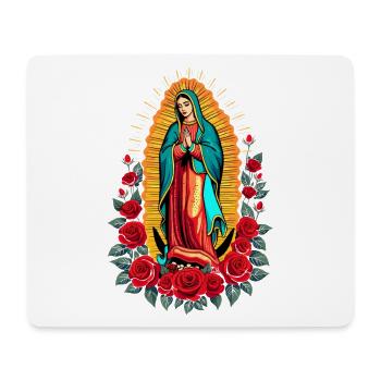 Guadalupe Maria Rosenkranz - Mousepad (Querformat) - Weiß - Vorne