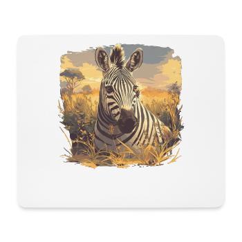 Zebras Zebra - Mouse Pad (horizontal) - white - Front