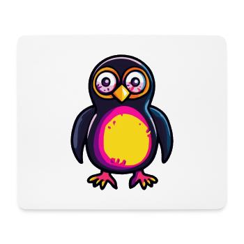 Pingouin Halloween Zombie - Tapis de souris (format paysage) - blanc - Devant