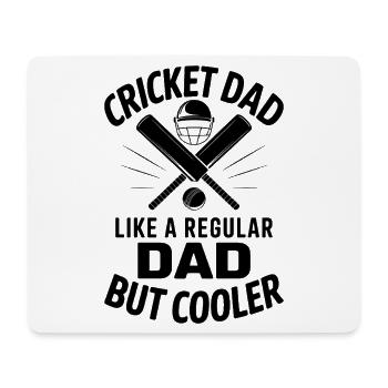 Cricket Spruch Papa Lustiges Cricket Geschenk - Mousepad (Querformat) - Weiß - Vorne