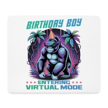 Birthday Gamer VR - Mousepad (Querformat) - Weiß - Vorne