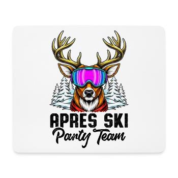 Après Ski Party Team - Mouse Pad (horizontal) - white - Front