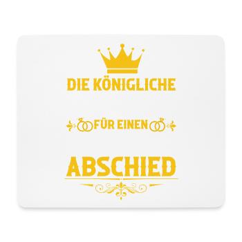 JGA Team Bräutigam Junggesellenabschied - Mousepad (Querformat) - Weiß - Vorne