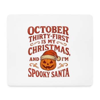 Halloween - Pumpkin - October 31 - Mouse Pad (horizontal) - white - Front