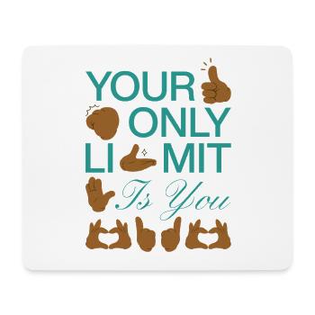Acceptance instead of prejudice - Mouse Pad (horizontal) - white - Front