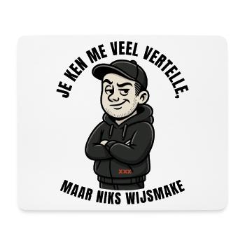 You know me a lot, but don't fool me - Mouse Pad (horizontal) - white - Front