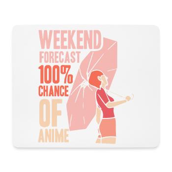Anime Manga Otaku Kawaii Japan Cosplay Comic - Mousepad (Querformat) - Weiß - Vorne