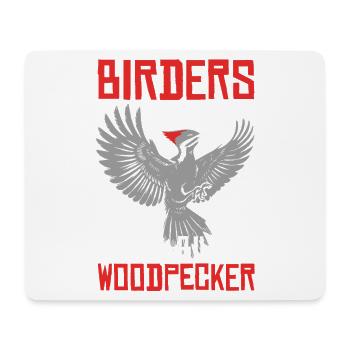 Elfenbein Specht Vogelbeobachter - Mousepad (Querformat) - Weiß - Vorne