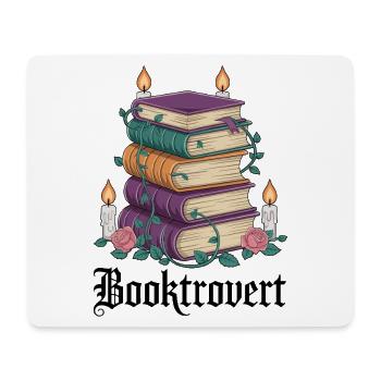 Reading Magic Stack of Books with Candles - Mouse Pad (horizontal) - white - Front
