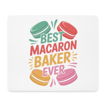 Macaron French Desserts - Mouse Pad (horizontal) - white - Front