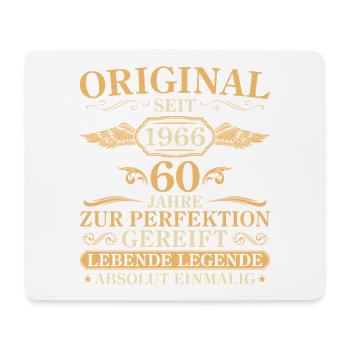 Original 1966 Jahrgang 60. Geburtstag Geschenk - Mousepad (Querformat) - Weiß - Vorne
