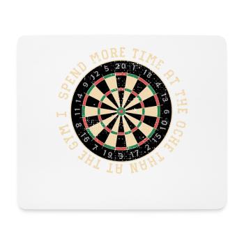 Dartboard Ring Zitat - Mousepad (Querformat) - Weiß - Vorne