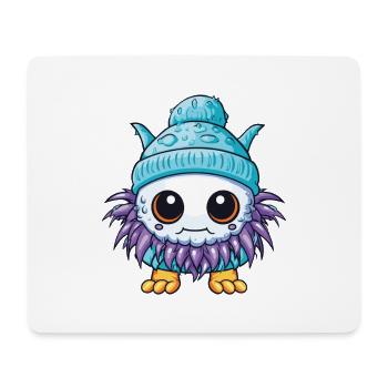 Winter Eskimo Baby Winterlich - Mousepad (Querformat) - Weiß - Vorne
