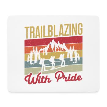 Girl Scout Leader Trailblazing Whit Pride Scout - Mousepad (Querformat) - Weiß - Vorne