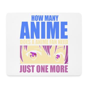 Anime Manga Otaku Kawaii Japan Cosplay Comic - Mousepad (Querformat) - Weiß - Vorne