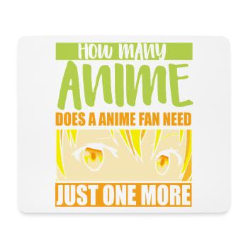 Anime Manga Otaku Kawaii Japan Cosplay Comic - Mouse Pad (horizontal) - white - Front