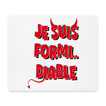 Je suis formidable Diable - Tapis de souris (format paysage) - blanc - Devant